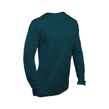 Imagem de Camiseta Skube Com Proteção UV 50+ Dry Fit Segunda Pele Térmica Tecido Termodry Manga Longa - Shark - GG