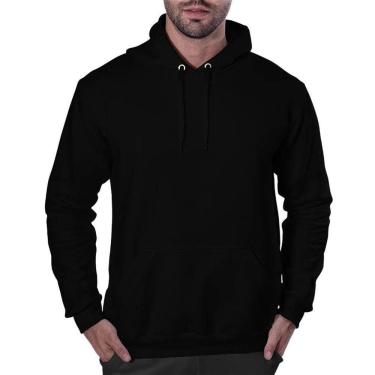 Imagem de Blusa de Moletom M&D Store Canguru Básico Com Bolsos e Capuz