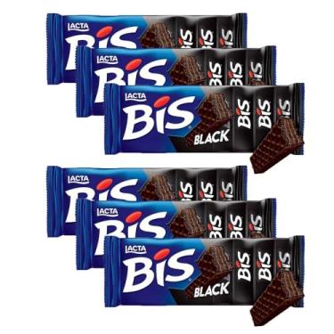 Imagem de Kit 6 Chocolates Bis Black - Lacta