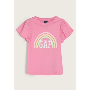 Imagem de Infantil - Camiseta GAP Logo Rosa GAP 673778 menina