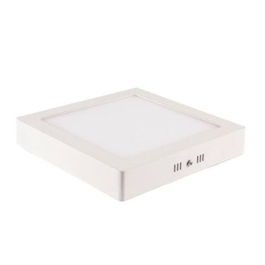 Imagem de Painel de Led Quadrado Sobrepor 6W Bivolt Blumenau 3000K Luz Quente