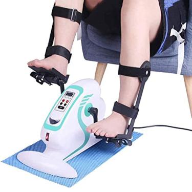 Imagem de Almofada assistida bicicleta reabilitação elétrica pedal com equipamento de proteção fitness exercício bicicleta para mão braço perna joelho 56 sensacional