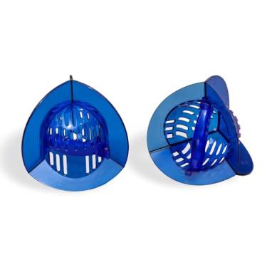 Imagem de Conjunto de halteres aquáticas AquaLogix de alta resistência - azul | Halteres aquáticos | Guia de início rápido | Pesos de água | Construção de força e músculo | Equipamento de exercício de piscina |