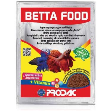 Imagem de Ração Prodac Betta Food 12G (Sache) Alimento Composto Bettas