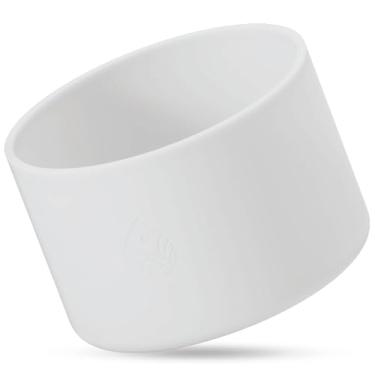 Imagem de REUZBL Bota protetora de silicone para garrafa Owala FreeSip 1,134 g, Hydro Flask 947-1,134 g, frasco de ferro, Takeya, Thermoflask e garrafas de água de boca larga semelhantes, acessório de garrafa