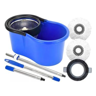 Imagem de Balde Perfect Mop Pro 360° Giratório Limpeza Geral Esfregão 12l