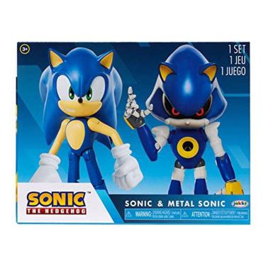 Imagem de Sonic the Hedgehog Sonic 4" Action Figure 2 Pack - Modern Sonic & Modern Metal Sonic
