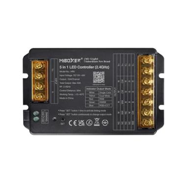 Imagem de LGIDTECH HR5 Miboxer 5 em 1 controlador de fita de LED, controle de aplicativo para smartphone via gateway WL-Box2 (excluído)