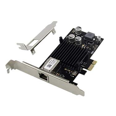 Imagem de HINYSENO Porta única POE+ 10/100/1000Mbps RJ-45 PCI-Express x1 Gigabit Ethernet placa de rede para servidor 1 porta placa controladora de interface de rede para chipset WGI210AT, compare com Intel