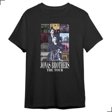 Imagem de Camiseta J-Jonas Brothers Banda Vintage Tour Brasil The Eras - Asulb