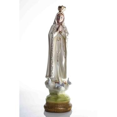 Imagem de Nossa Senhora de Fátima Estátua, 60 cm, Creme