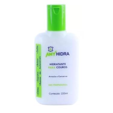 Imagem de Hidratante Para Couro AMYHIDRA 220ml Incolor, Sem cheiro, Sapatos, Bancos, Cadeiras, Sofás, Carro, Moto