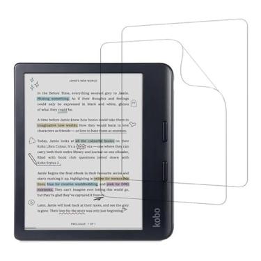 Imagem de Stianiiie Pacote com 3 protetores de tela para Kobo Libra Color/Libra2-17.8 cm película antirreflexo/protetor de tela cor Libra