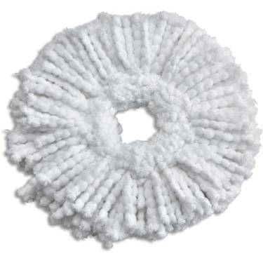 Imagem de Refil Mop Giratório Esfregão Microfibra Branco - Powermaid