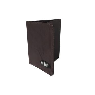 Imagem de Big Skinny Carteira masculina fina com três dobras, comporta até 25 cartões, marrom