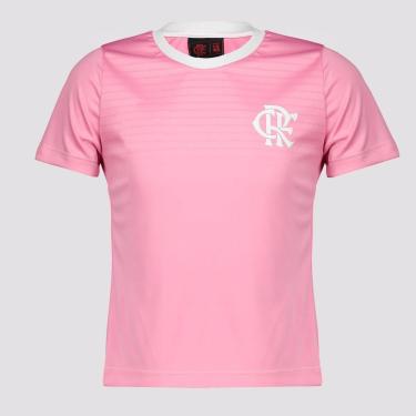 Imagem de Camisa Flamengo Afeto Infantil Rosa-Unissex