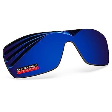 Imagem de iLikeo Lentes de reposição polarizadas de policarbonato PRO+ para óculos de sol Oakley Batwolf OO9101 - azul safira