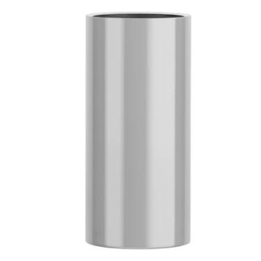 Imagem de Vaso Fibra De Vidro 90cm Tipo Vitnamita Vitrificado Grande (Prata)