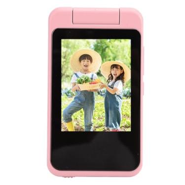 Imagem de Brinquedos para Telefone Inteligente Infantil, 1080P 48MP 2,8 Polegadas IPS Touch Screen HD Câmera Com Foco Automático Celular Infantil Com Reprodutor de Música MP3 (Róseo)