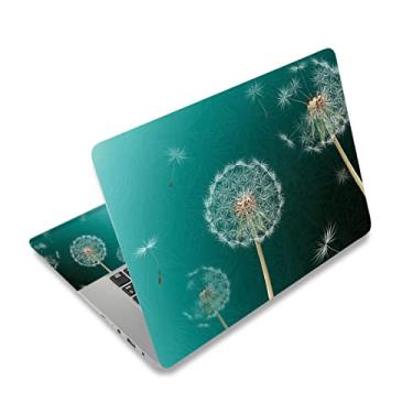 Imagem de 12,1 13 13,3 14 15 15,4 15,6 polegadas Adesivo de película de laptop universal reutilizável para netbook capa protetora de decalque de arte de PC (Dente-de-leão)
