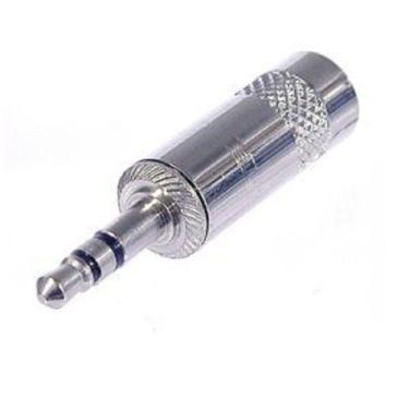 Imagem de Plug P2 Stereo Nickel Cabo 4mm Nys231 Rean