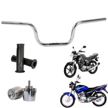 Imagem de Guidão Ybr pesinho PCX par de manoplas 125 2001 até 2015 Factor peso m