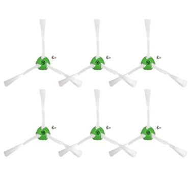 Imagem de Escova lateral de substituição para iRobot Roomba i1 i3 i3+ i4 i6 i6+ i7 i7+ i8 i8+J7/Plus E5 E6 E7 I, E &J Series, 6 peças de aspirador de pó