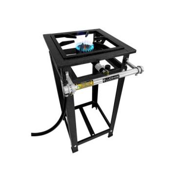 Imagem de Fogão Industrial 1 Boca Ferro Fundido 30x30 Alta Pressão - LUDINOX