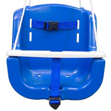 Imagem de Balanço Infantil Para Bebe Plastico Kids Crianca Diversao Azul - Neipl