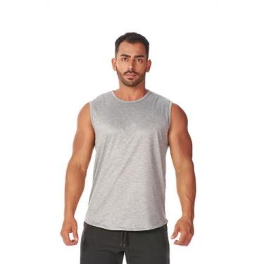 Imagem de Regata Academia Machão Tradicional Masculina Camisa Caminhada Corrida 