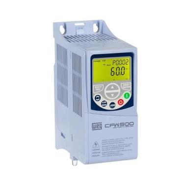 Imagem de Inversor de frequência WEG CFW500 0,5cv 220v 2,6a Com Entrada Monofási