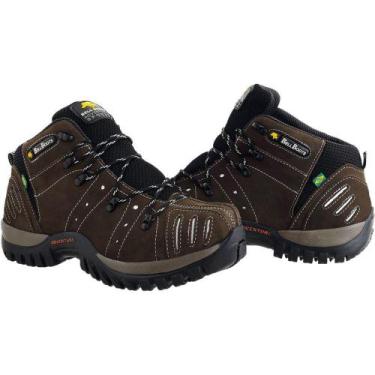 Imagem de Bota Adventure Masculina Couro Cano Baixo Conforto Trilhas - Bell Boot