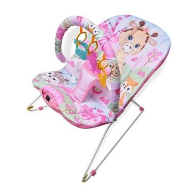 Imagem de Cadeira De Descanso Vibratória E Musical Protek Girafa Gigi, Rosa