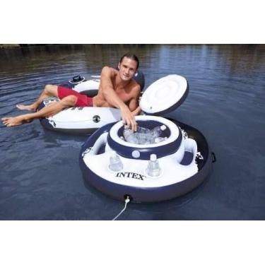 Imagem de Bar Cooler Inflável Flutuante Intex Para Piscina Latas Boia
