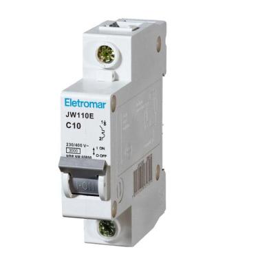 Imagem de Disjuntor Monopolar Curva C 10a 3ka - Jw110e-Eletromar