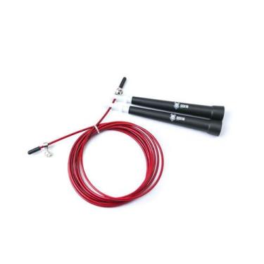 Imagem de Corda Speed Rope Simples Rolamento em PVC cabo VERMELHO - Odin Fit