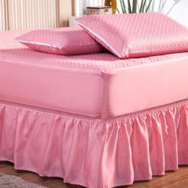 Imagem de Kit Capa Protetora Impermeável Queen Size + 2 Capas Impermeável para T