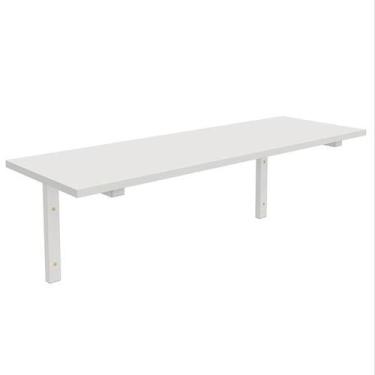 Imagem de Prateleira em MDF Com Cantoneira Comac, Branco, 90 cm