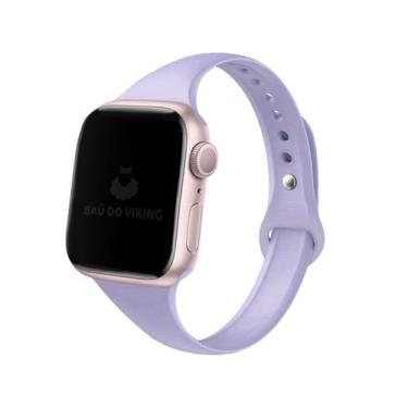 Imagem de Pulseira Sport Slim Compatível com Apple Watch - Baú do Viking, Lilás,