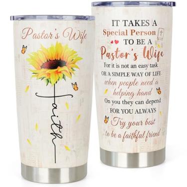 Imagem de Presentes de agradecimento para esposa pastora - Presentes de aniversário de Natal exclusivos para mulheres pastoras - Presente de pastores de dia de apreciação para ela - Presente de pastores