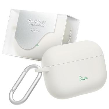 Imagem de superdivision Paleta de 16 cores para Airpods Pro 2ª/1ª geração, capa rígida e antiderrapante, com mosquetão para chaveiro, capa para Apple Airpods Pro 2023/2022/2019 (cabo USB-C/Lightning)