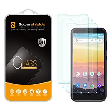 Imagem de (Pacote com 3) Supershieldz projetado para AT&T Calypso/Cricket Debut/Cricket Vision 3, protetor de tela de vidro temperado, antiarranhões, sem bolhas