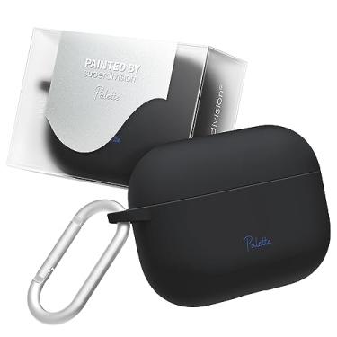 Imagem de superdivision Paleta de 16 cores para Airpods Pro 2ª/1ª geração, capa rígida e antiderrapante, com mosquetão para chaveiro, capa para Apple Airpods Pro 2023/2022/2019 (cabo USB-C/Lightning)