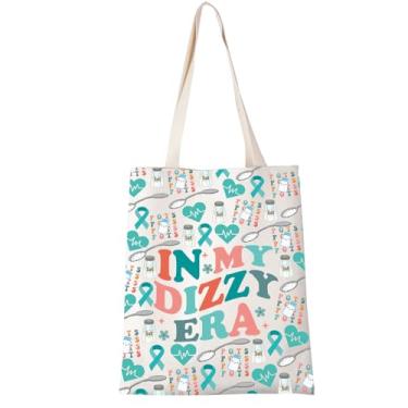 Imagem de XYANFA Pots Awareness Tote Bag Pots Syndrome Warrior Pots Awareness Heal Gift Pots Syndrome StuffPot Syndrome Bolsa médica, Sacola In My Dizzy Era