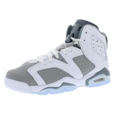 Imagem de Nike Jordan 6 Retro (Ps) Tênis masculino, Branco/cinza médio-cinza frio, 19