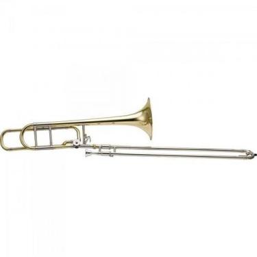 Imagem de Trombone de Vara Harmonics Tenor BB/F HSL-801L Laqueado F002