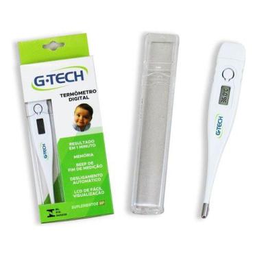 Imagem de Termômetro Clínico Axilar Digital Febre Th1027 Branco G-tech, Branco