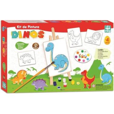 Imagem de Kit de pintura dinos - nig