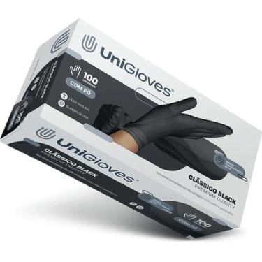 Imagem de Luva Descartável Látex c/ Pó p/ Procedimento UniGloves Caixa C/ 100 Un
