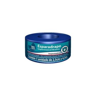 Imagem de Esparadrapo Branco Bem Care 2,5cm x 4,5m - EXCLUSIVA